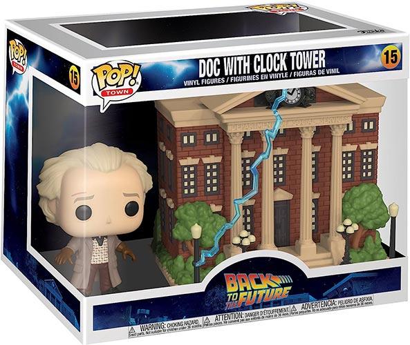 Actual product image Funko POP! - Back to the Future: Doc with Clock Tower