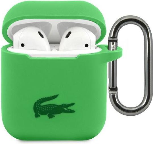 Image du produit Lacoste Airpods 1/2 Liquid Silicone Glossy Printing Logo Case (Sac pour écouteurs)