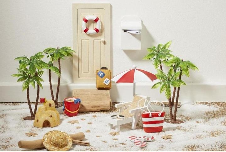 Produktbild Hobby Fun Mini-Utensilien Sonnenschirm Rot/Weiss