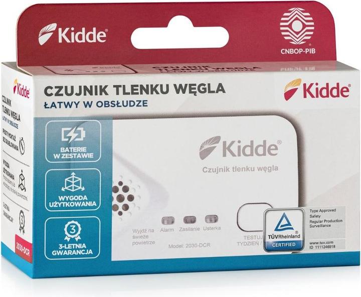 Produktbild Kidde Czujnik tlenku węgla 2030-DSCR