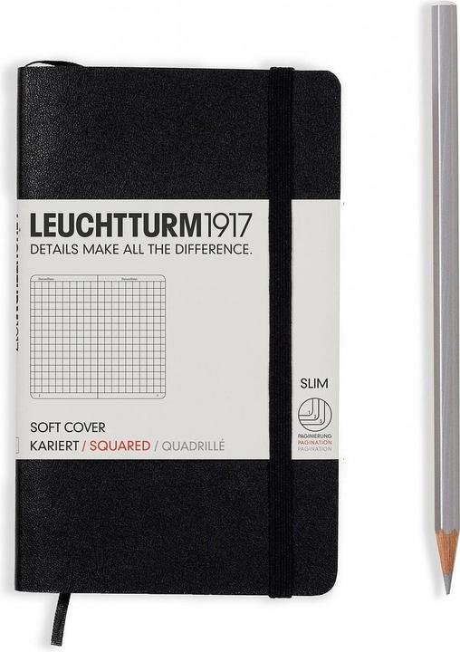 Produktbild Leuchtturm1917 Notizbuch Softcover (A6, Kariert, Weicher Einband)