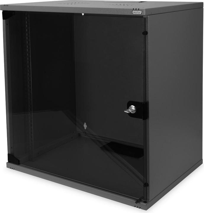 Actual product image Digitus 19" 7U wall-mounted housing, SOHO PRO 370 x 540 x 400 mm, black (7 RU, 19 inch rack)