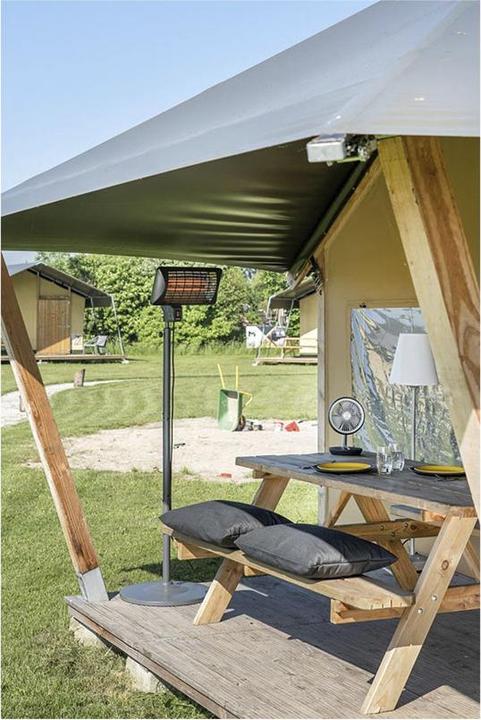 Produktbild Eurom Heizung für die Terrasse mit Ständer Q-time 2000S (2000 W)