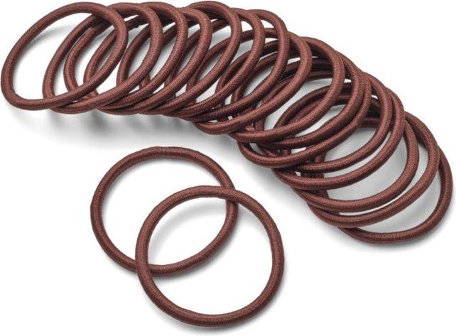 Trisa Haargummis dick 45mm braun 24 Stk. (Haargummi)