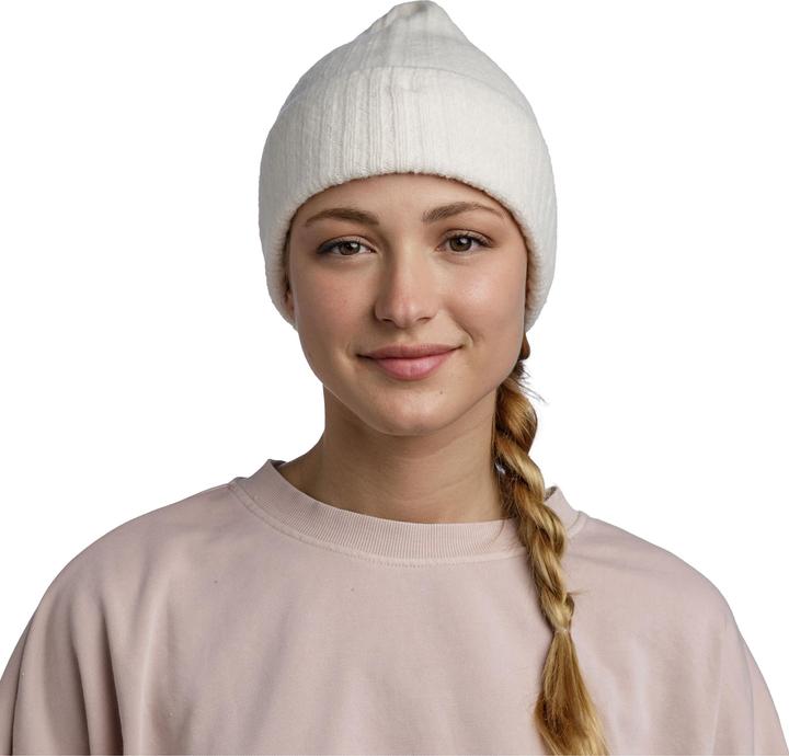 Actual product image Buff Knitted Beanie Nilah (One size)