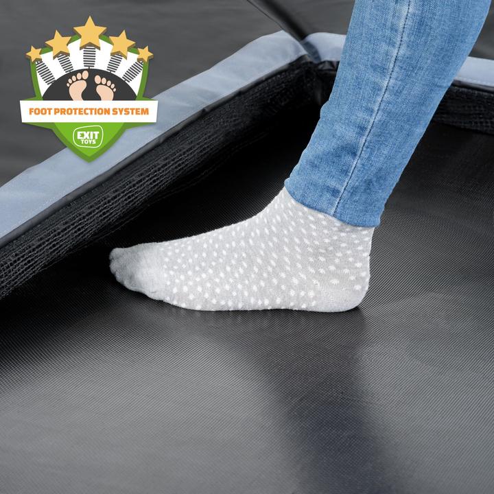 Produktbild Exit Aufstelltrampolin PeakPro Trampolin 244 x 427 cm schwarz rechteckig (244 cm)