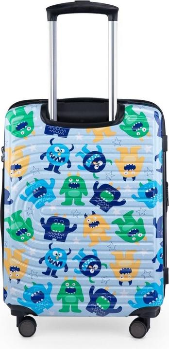 Immagine prodotto Hauptstadtkoffer Centro - Valigia per bambini, bagaglio a mano, guscio duro, Mostri (37 l, Bagaglio a mano (fino a 50 litri))