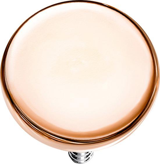 Star Piercing Dermal Anchor Scheibe rosegold (Chirurgenstahl 316L)