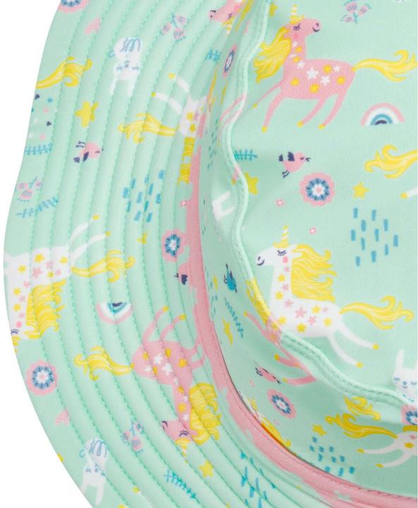 Actual product image Playshoes Sun Hat UV Protection Unicorn Mint/Pink Size 55 cm (55)