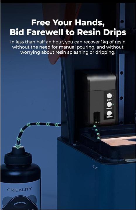 Actual product image Creality Resin pump for Halot Mage Pro and S