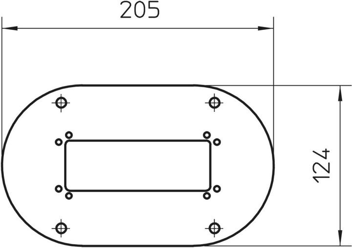 Produktbild OBO Bettermann OBO ISSBP70140WA Bodenplatte St FSK RAL9006 weissaluminium (Sockel)