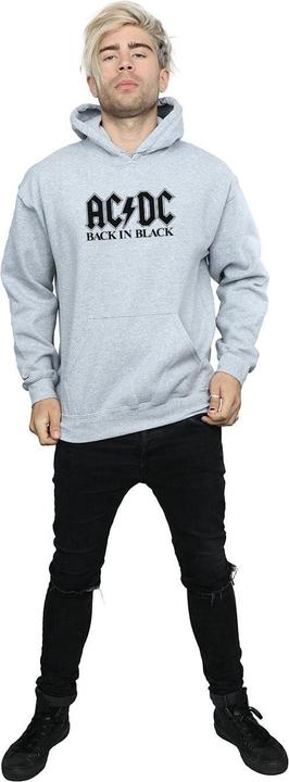 Produktbild AC/DC Back in Black Logo Kapuzenpullover (L)