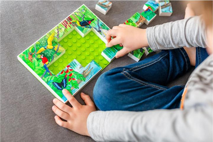 Produktbild Hubelino Puzzle Tierwelt im tropischen Regenwald (35-teilig) (35 Teile)