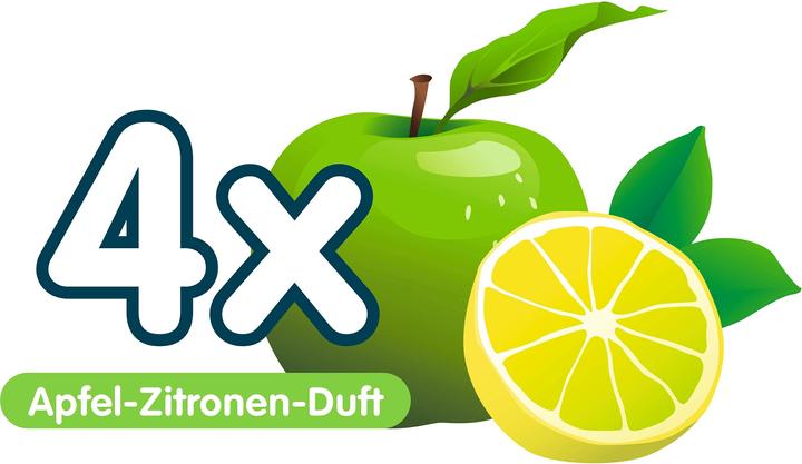 Produktbild Abfluss-Fee Duftstein Apfel-Zitrone 4 Stück
