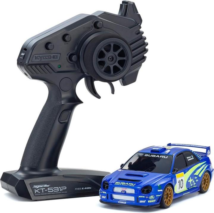 Produktbild Kyosho Mini-Z MA020 Subaru Impreza WRC 2002 Weiss, ARTR (ARR Almost-Ready-to-Race)