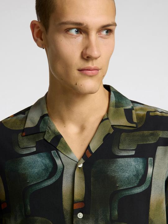Image du produit Selected Homme Gemustertes Kurzarmhemd (S)