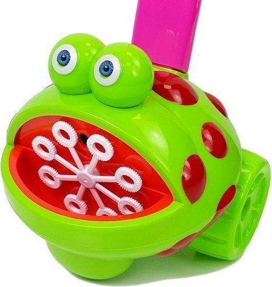 Produktbild Lean Toys Seifenblasenmaschine Frosch Su Pink Hand Musik Lichter