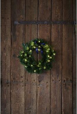 Image du produit Sirius Couronne de Noël LED verte enneigée