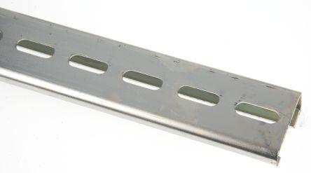 Actual product image Rs Pro G type asymmetric punched DIN rail,1m (Housing)
