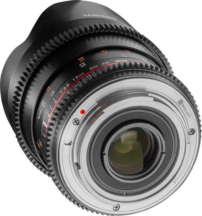 Actual product image Samyang 16mm T2.6 Canon EF (Canon EF, full size, APS-C / DX)