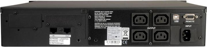 Actual product image Roline Linesecure II RM 1000 (1000 VA, 670 W, Line-interactive UPS)
