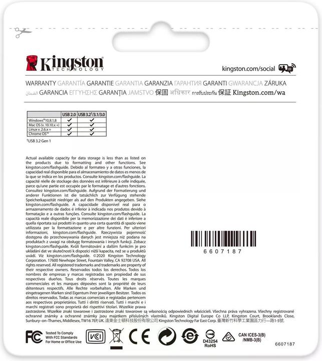 Image du produit Kingston DataTraveler Kyson (512 Go, USB-A)