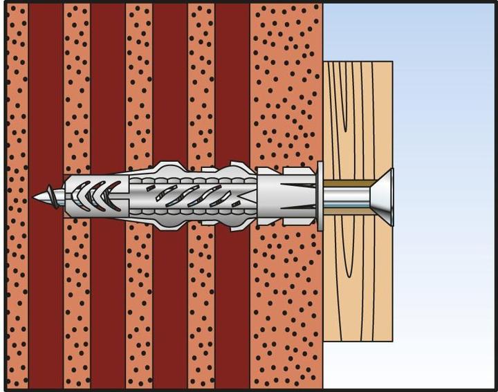 Actual product image Fischer 90880 Unidowel UX 10X60 R S NV (4 pcs.)