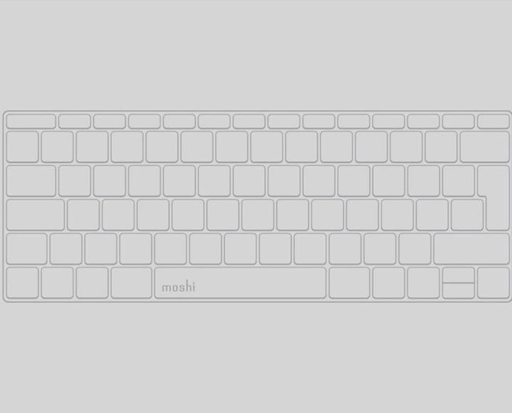 Image du produit Moshi ClearGuard MB Keyboard Protector for MB 12/Pro 13 (Thunderbolt 3/USB-C sans Touch Bar, EU)