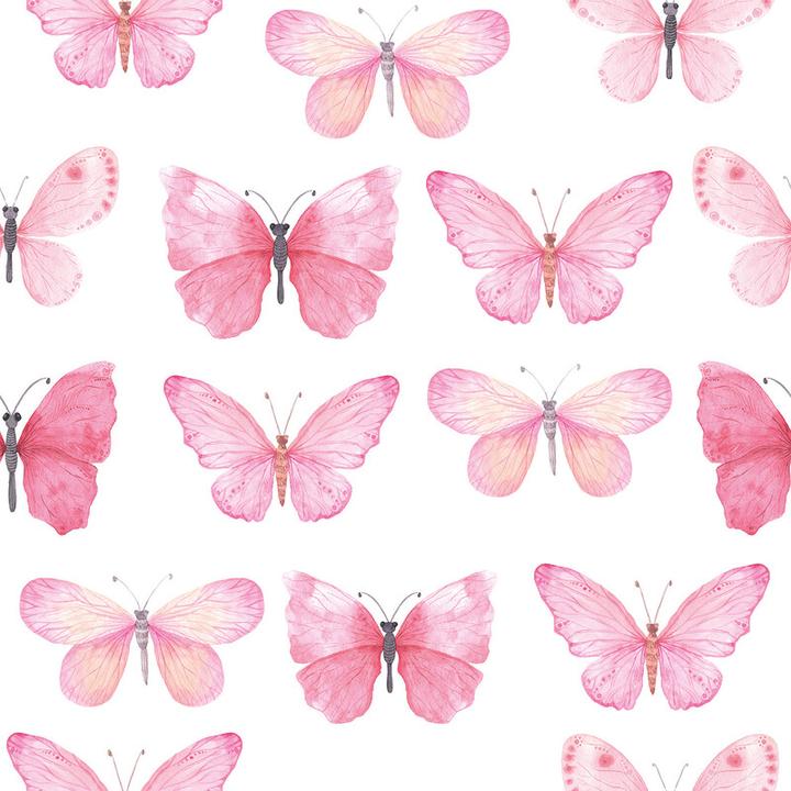 Pink butterflies
