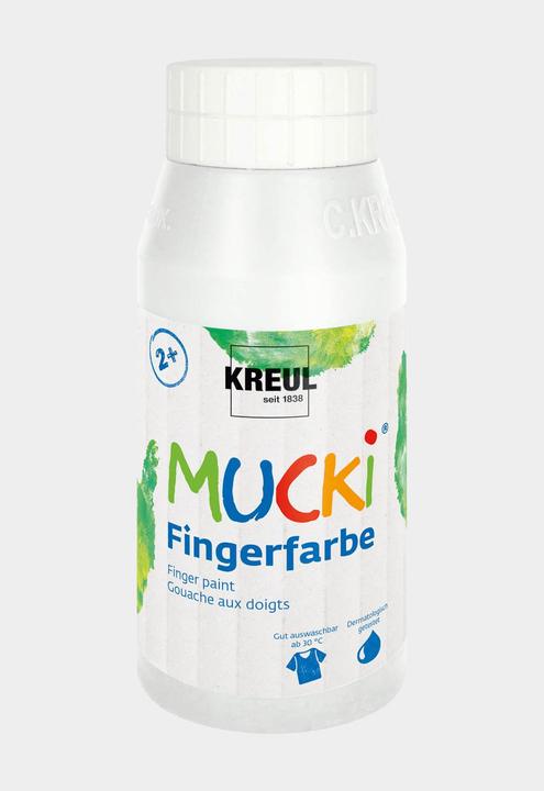 Produktbild Mucki Fingerfarbe (Weiss, 150 ml)