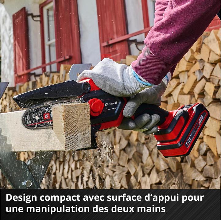 Actual product image Einhell 4600040 GE-PS 18/15 Li BL-Solo Power X-Change 18V Li-Ion cordless chainsaw (Battery chain saw)