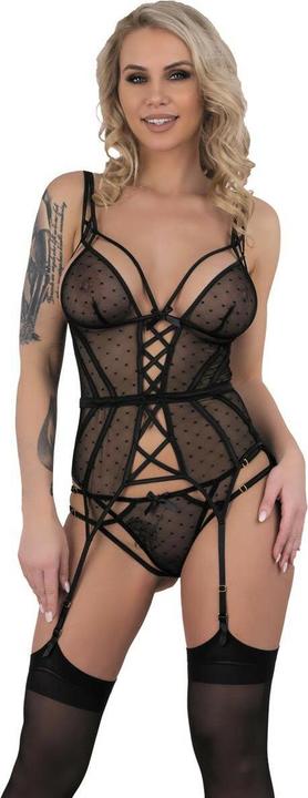 Produktbild CoFashion CF Fordex Strapscorsage schwarz S/M (S, M)