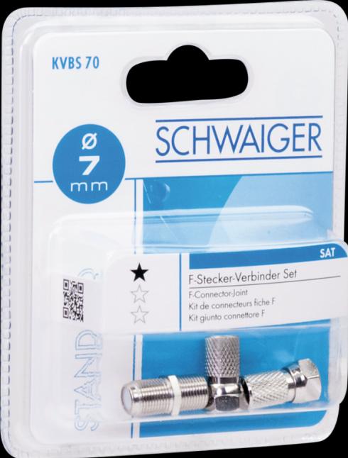 Produktbild Schwaiger F-Verbindungsset (Stecker und Verbinder)