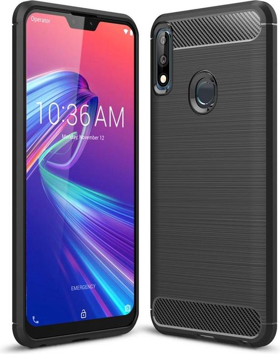 Produktbild Screenguard Asus Zenfone Max Pro M2 Hülle Carbon Brushed Soft TPU (Asus Zenfone Max Pro (M2))