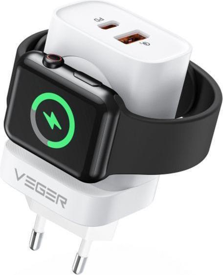 Produktbild Veger W002E Ladegerät PD20W + 2.5W Wireless (25 W)