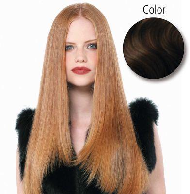 Balmain glatt 55-60cm 6 hellmocca 10 Stück Echthaar Fill-In Extensions (Hellmocca, 60 cm)