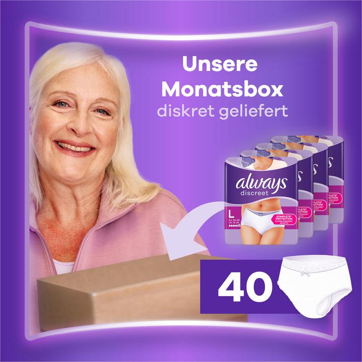 Actual product image Always Discreet (40 x, Large)