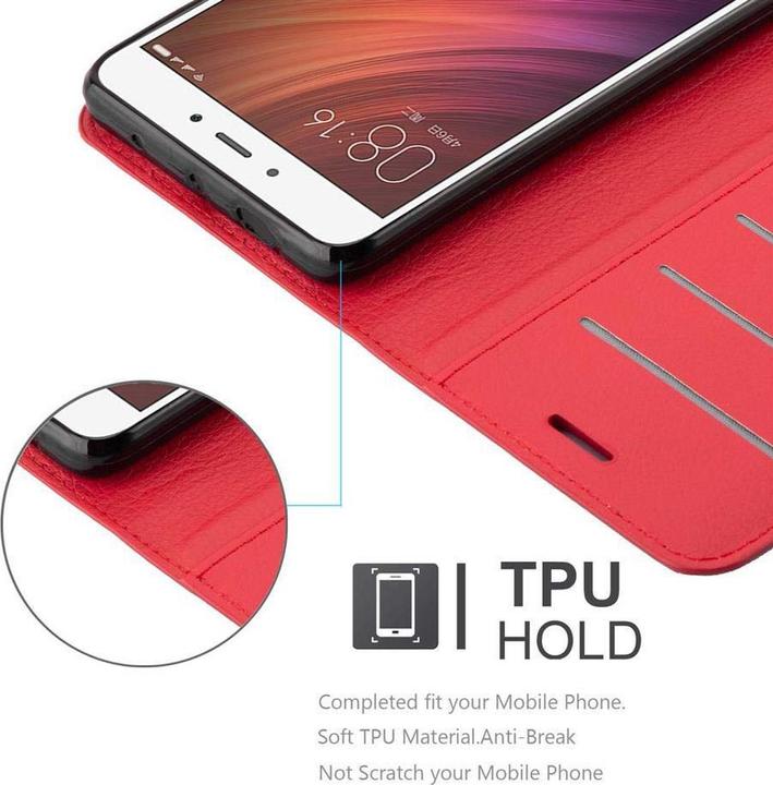 Produktbild Cadorabo Book mit Standfunktion Cover (Xiaomi Redmi Note 4)