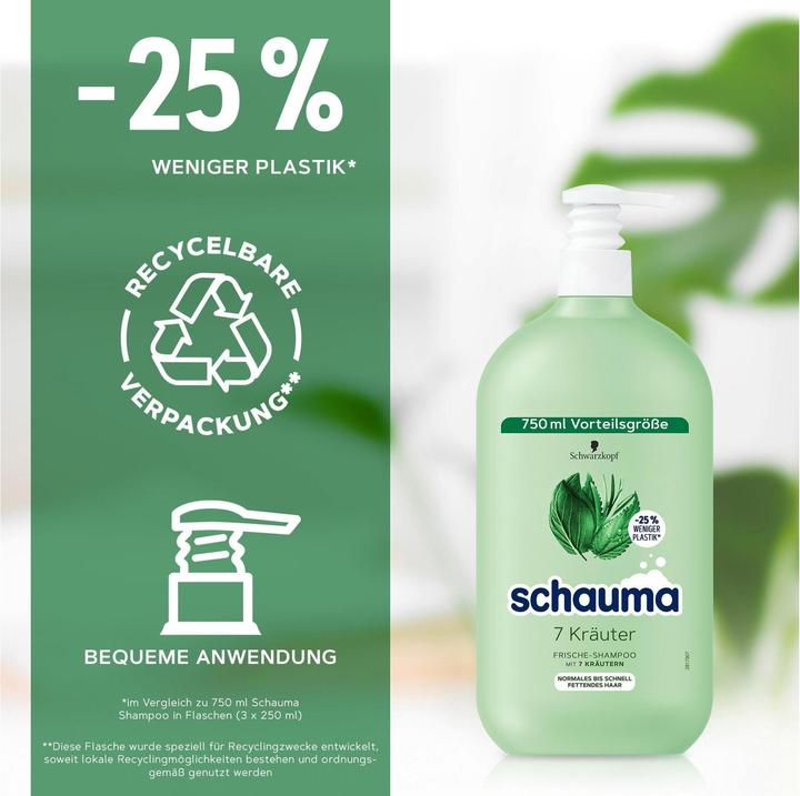 Produktbild Schauma 7 Kräuter (750 ml, Flüssiges Shampoo)