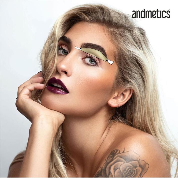 Image du produit Andmetics Bandes de cire pour sourcils Femmes (45 x, 45 g)