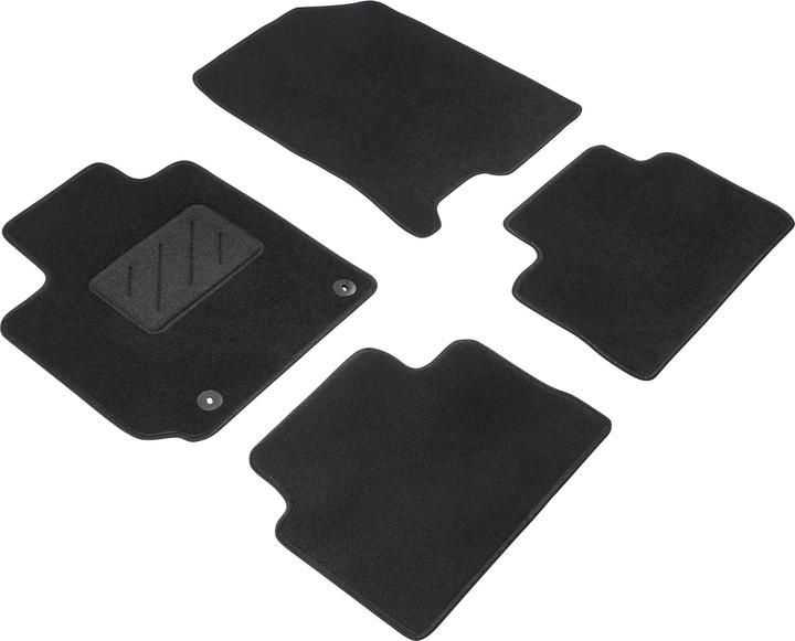 Walser Floor mats for Hyundai Kona 06/2017-Today (2 front mats + 2 rear mats)