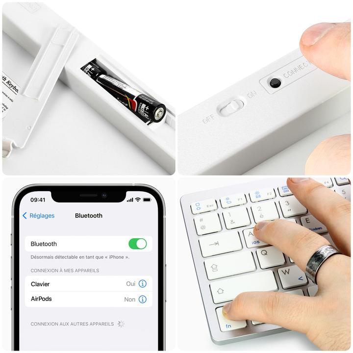 Actual product image Avizar Bluetooth AZERTY keyboard (iPad)