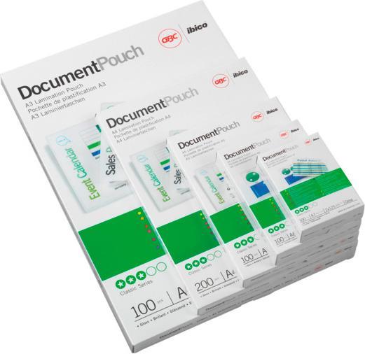 Immagine prodotto GBC DOCUMENT POUCH - buste di film laminato a caldo (A4, 200 Pezzo/i, 75 µm)