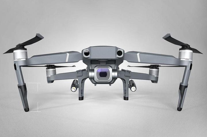 Image du produit Pgytech Rallonge de train d'atterrissage et phares à double LED (Support d'atterrissage pour drones, DJI Mavic 2)