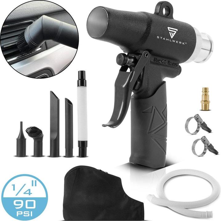 Image du produit Stahlwerk Pistolet pneumatique d'aspiration-soufflage DSB-90 ST Pistolet de nettoyage réversible