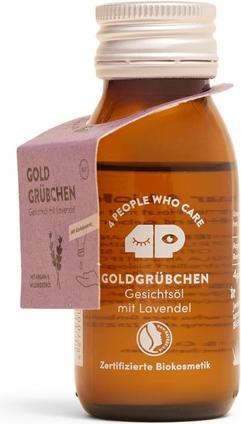 Actual product image 4peoplewhocare Gesichtsöl - Goldgrübchen (Braunglasflasche mit Kork) (50 ml, Face oil)