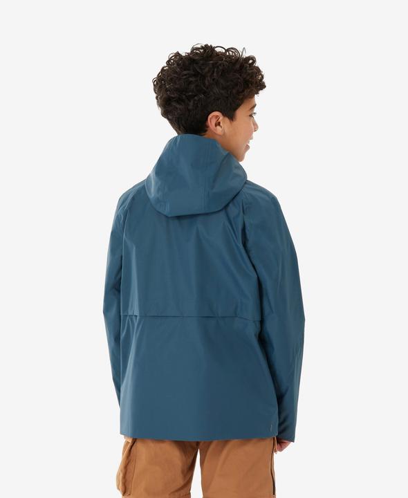Actual product image Quechua Wanderjacke MH500 Kinder Gr. 122–170 wasserdicht Wandern blau