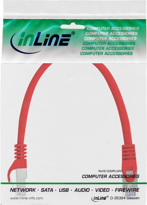 Produktbild InLine Patchkabel (F/UTP, CAT5e, 0.30 m)