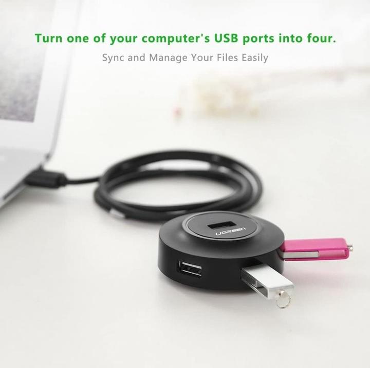 Produktbild Ugreen 4-Fach USB 2.0 Hub (USB-A, 4 Ports)