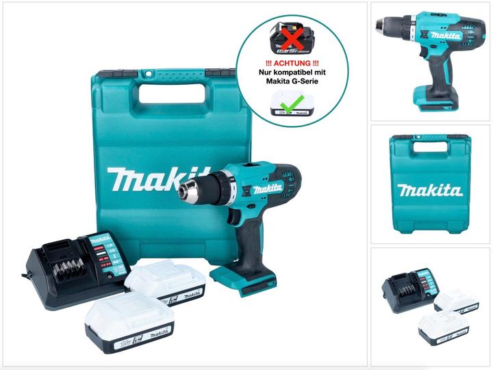 Actual product image Makita DF488DWE (Rechargeable battery operated)